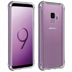 Case anti-blow Samsung Galaxy S9 Gel Transparent with reinforced corners