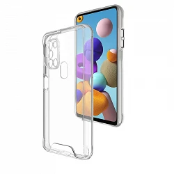 Case Transparent Hard Acrylic Samsung Galaxy A21s Case Space