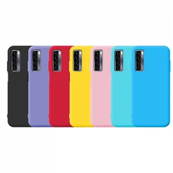 Case silicone smooth TCL 20L/L Plus with Camera 3D - 7 Colors