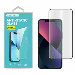 Cristal templado Full Glue 9H con Pegamento Anti-Estático iPhone 13 Mini 5.4" Protector de...