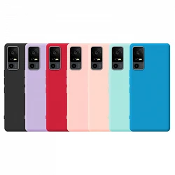 Case silicone soft TCL 40R 5G with camera 3D - 7 Colors