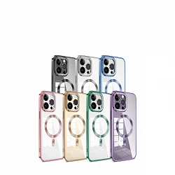 Funda Premium Silicona Aluminio Magsafe para iPhone 11Pro 7-Colores