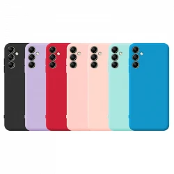 Case silicone soft Samsung A14 5G with camera 3D - 7 Colors