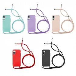 Case soft with cord  Samsung Galaxy A14 5G 5-Colors