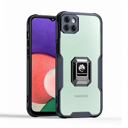 Case with Ring and Magnet Military Samsung Galaxy A22 5G black