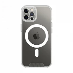Funda transparente Space Case con MagSafe para iPhone 12 Pro