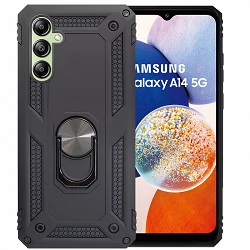 Case Aluminum anti-blow Samsung Galaxy A14 5G with Magnet and Ring Support 360º