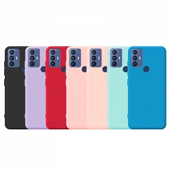 Case silicone soft TCL 30 SE/306 with camera 3D - 7 Colors