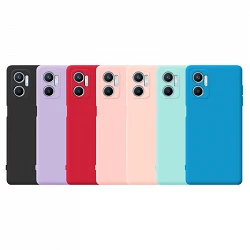 Case silicone soft Oppo A96 with camera 3D - 7 Colors