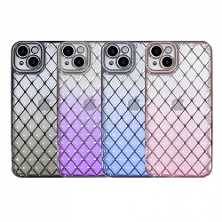 Case silicone  Diamond camera 3D for iPhone 13 4-Colors