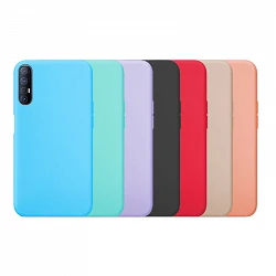 Case silicone smooth Oppo Reno 3 Pro available in 7 Colors