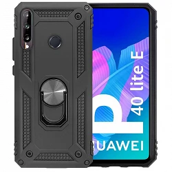 Case Aluminum anti-blow Huawei P40 Lite Ewith Magnet and Ring Support 360º