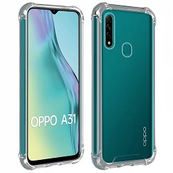 Case anti-blow Oppo A31 Gel Transparent with reinforced corners