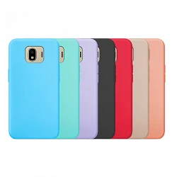 Case silicone smooth Samsung Galaxy J4 2018 available in 8 Colors
