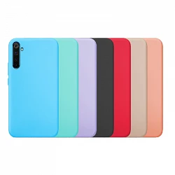 Case silicone smooth Realme 6 Pro available in 7 Colors