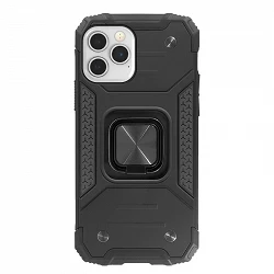 Coque Armor-Case iPhone 12 Pro antichoc avec aimant et support de bague 360º