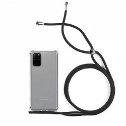Coque Gel Antichoc Transparente avec Cordon - Samsung S20 Plus