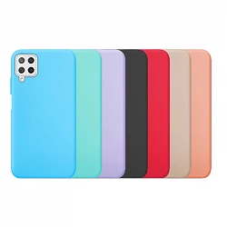 Case silicone smooth Samsung Galaxy A42 5G available in 8 Colors