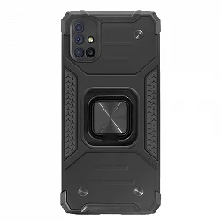 Armor-Case Coque Samsung Galaxy M51 Antichoc avec Aimant et Anneau Support 360º