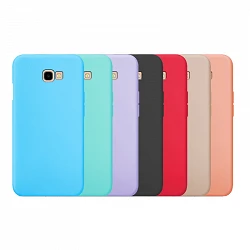 Coque en silicone souple Samsung Galaxy J4 Plus disponible en 9 couleurs
