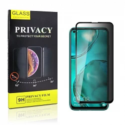 Cristal templado Privacidad Huawei P40 Lite E/ Y7P Protector de Pantalla 5D Curvo