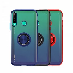 Case Gel Huawei P40 Lite-E with support Smoked