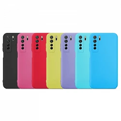 Case silicone soft Huawei P40 Lite 5G with camera 3D - 7 Colors