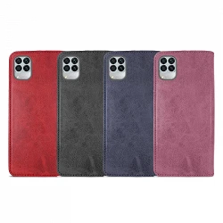 Case Lid with Card Holder Huawei P40 Lite leatherette - 4 Colors