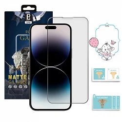 Tempered glass Mate Anti-Stains 5D iPhone 14 Pro Max Color black