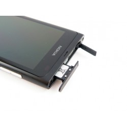 Tiroir Micro Sim + Cache USB d'origine pour Nokia Lumia 800, N9