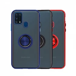 Case Gel Samsung Galaxy M31Magnet with support Smoked