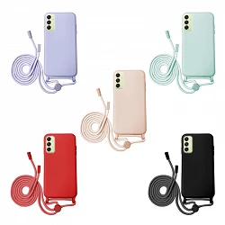 Case soft with cord Samsung Galaxy A24 5-colors