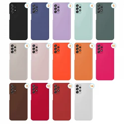 Case silicone Liquid Skin Effect Samsung Galaxy A24 available in 14 colors