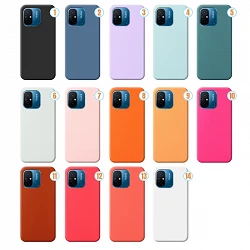 Case silicone Liquid Skin Effect Xiaomi Note 12 4G available in 14 colors