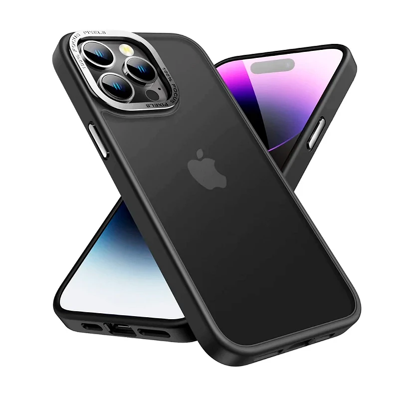Funda Ultra suave con Cubre cámara para iPhone 15 Pro Max - La
