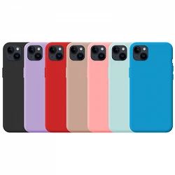 Funda Silicona Suave iPhone 15 6.1" - 7 Colores