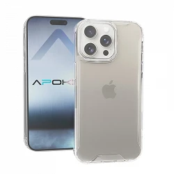Case transparent iPhone 15 Pro Anti-shock Premium