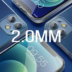 Funda Silicona iPhone 15 Pro Transparente 3.3MM Extra Grosor