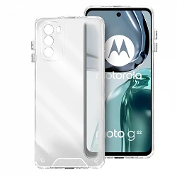 Coque rigide en acrylique transparent Motorola G62 Case Space