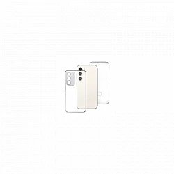 Coque Double Samsung Galaxy S23 Silicone Transparente Avant et Arrière