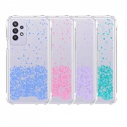 Case Gel transparent purpurin Samsung S23 4 -colors