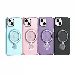 Case iPhone 14 Plus with soporte 360 Smoke Mate 4-colors
