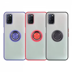 Gel coque Oppo A52/A72 Aimant avec support Fumé