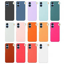 Case silicone Liquid Skin Effect Oppo A17 available in 14 colors