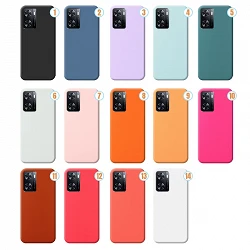Case silicone Liquid Skin Effect Oppo A57S available in 14 colors