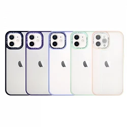 Coque en silicone mat fumé iPhone 13 Pro 5 couleurs