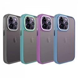 Focus Silicone Fund pour iPhone 13 Pro Max / 12 Pro Max en 4 couleurs