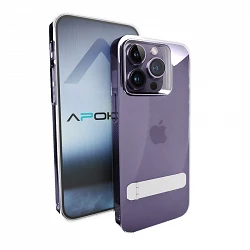 Case transparent ABR with Soporte para iPhone 14 Pro