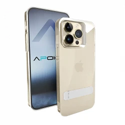 Case transparent ABR with Soporte para iPhone 14 Pro Max