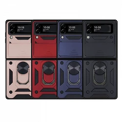 Case with Anilla y Camera Deslizante Samsung Galaxy Z Flip 5 with magnet